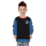 DBZ Capsule Corp Future Trunks Colors Kids Sweatshirt