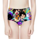 DBZ Chibi Goku Vegeta And The Saiyans Colorful Women's Brief