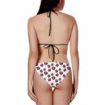 DBZ Cute Majin Buu Mario Boo Parody White Pink Bikini Swimsuit
