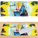 DBZ Epic Super Saiyan Rage Future Trunks Desk Mouse Pad