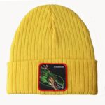 DBZ Eternal Dragon Shenron Yellow Casual Streetwear Beanie