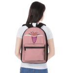 DBZ Fat Buu Cute Pink Blue Cool Canvas Backpack
