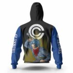 DBZ Future Trunks Capsule Corp Logo Zipper Hoodie