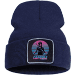 DBZ Future Trunks Capsule Corp. Dark Blue Classic Beanie