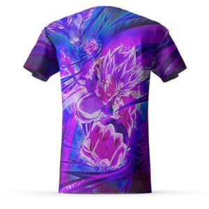 DBZ Gogeta & Shenron Attack Mode Purple T-Shirt