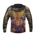 DBZ Gohan Super Saiyan Damage Angry Thunder Power Cool Design Hoodie