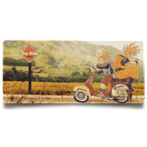DBZ Goku And Gohan Motorbike Joy Ride Non-Slip Mouse Pad
