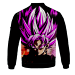DBZ Goku Black Super Saiyan Rose Cool Dope Black Bomber Jacket