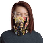 DBZ Goku Classic Team Against Evil Face Covering Neck Gaiter