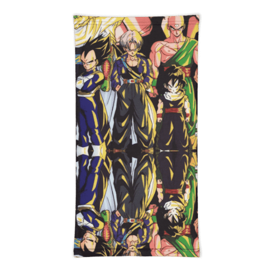 DBZ Goku Classic Team Against Evil Face Covering Neck Gaiter