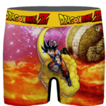 DBZ Goku Flying With His Nimbus Around The Galaxy Men's Brief