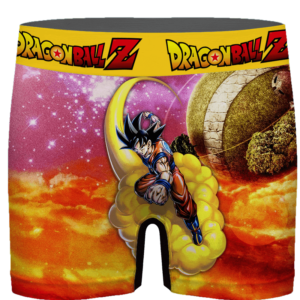 DBZ Goku Flying With His Nimbus Around The Galaxy Men's Brief
