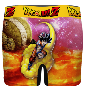 DBZ Goku Flying With His Nimbus Around The Galaxy Men's Brief - back
