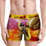 DBZ Goku Flying With His Nimbus Around The Galaxy Men's Brief - lifestyle