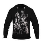 DBZ Goku Naruto Saitama Luffy Natsu Ichigo Dope Anime Hoodie