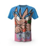 DBZ Goku Play Nintendo Video Game Cool Funny Design T-Shirt