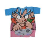 DBZ Goku Play Nintendo Video Game Cool Funny Design T-Shirt
