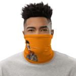 DBZ Goku Riding Weed Nug Orange Face Covering Neck Gaiter