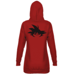 Dragon Ball Goku Silhouette Awesome Dark Red Hoodie Dress