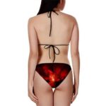 DBZ Goku Super Saiyan God Explosive Red Two Piece Bikini