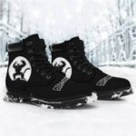 DBZ Great Ape Monochrome Art Black All Weather Boots