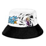 DBZ Kai SSJ2 Son Gohan White and Black Powerful Bucket Hat