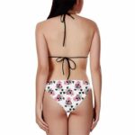 DBZ Kid Buu Chibi Middle Finger White Pink Two Piece Bikini