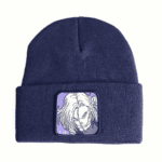 DBZ Lazuli Android 18 Navy Blue Classic Winter Beanie