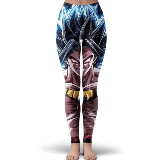 DBZ Legendary Super Saiyan Broly With Black Hair Leggings
