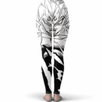 DBZ Majin Vegeta Comic Art Black White Cool Yoga Pants