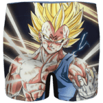 DBZ Majin Vegeta Injured Manga Style Men's Boxer Brief