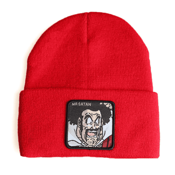 DBZ Martial Arts Champion Mr. Satan Red Classic Beanie