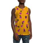 DBZ Master Roshi Hawaiian Pattern Bball Jersey