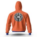 DBZ Master Roshi & King Kai Kanji Zip-Up Hoodie