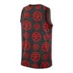DBZ Master Tien Shinhan Kanji Pattern Bball Jersey