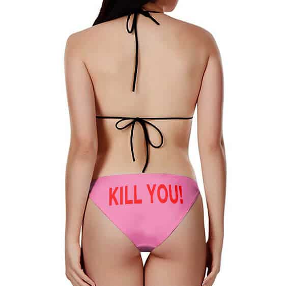 DBZ Mercenary Tao Kanji Kill You Bikini Swimsuit