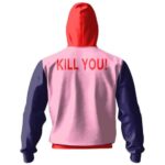 DBZ Mercenary Tao Kill You Kanji Zip Up Hoodie
