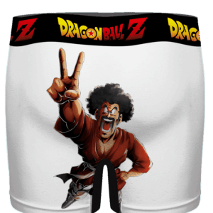 DBZ Mr Satan Shocked By Your Size Funny Men's Boxer Brief - back