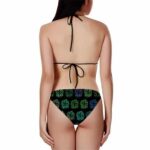DBZ Neon Legendary Broly Pattern Fantastic Bikini Swimsuit