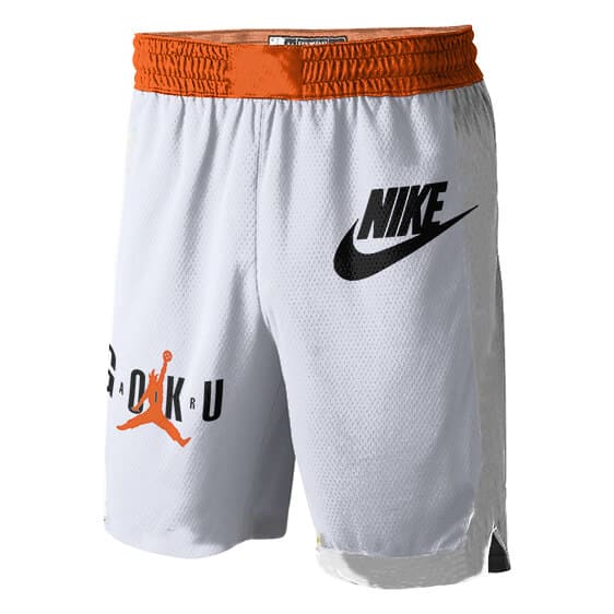 DBZ Nike Air Goku Jumpman Logo Basketball Shorts