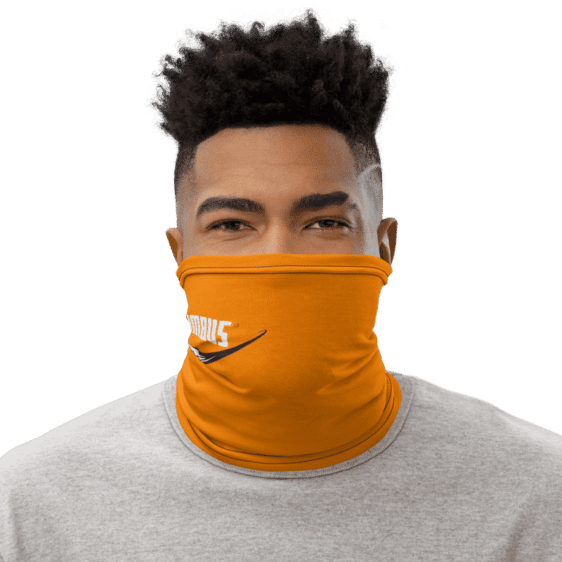 DBZ Nimbus Art Nike Inspired Orange Face Covering Neck Gaiter