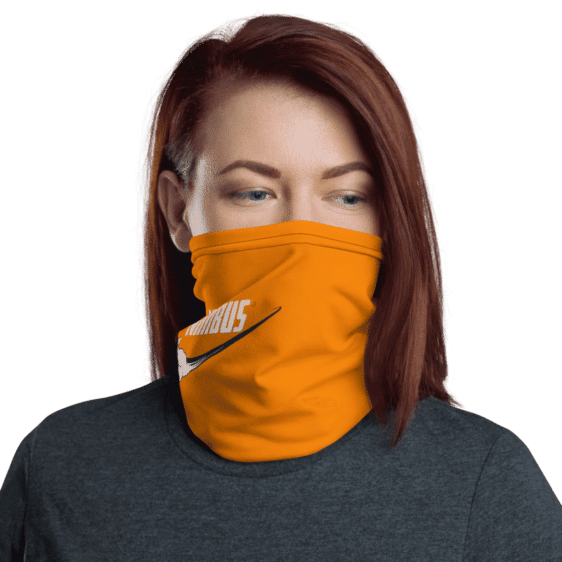 DBZ Nimbus Art Nike Inspired Orange Face Covering Neck Gaiter