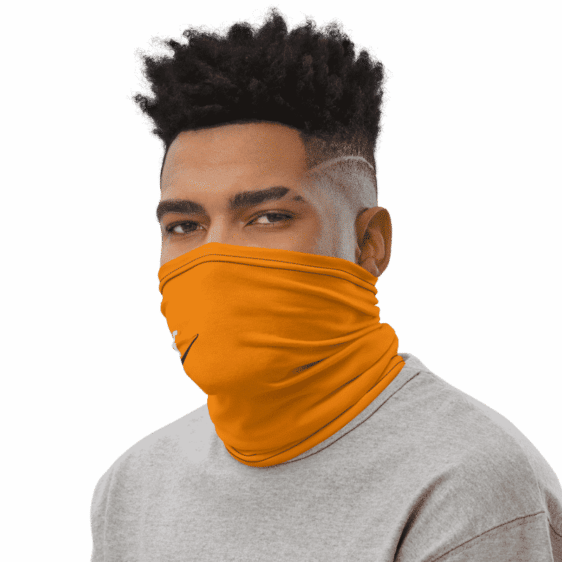 DBZ Nimbus Art Nike Inspired Orange Face Covering Neck Gaiter