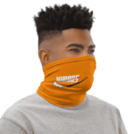 DBZ Nimbus Art Nike Inspired Orange Face Covering Neck Gaiter