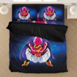 DBZ Original Majinbuu On Outer Space Black Bedding Set