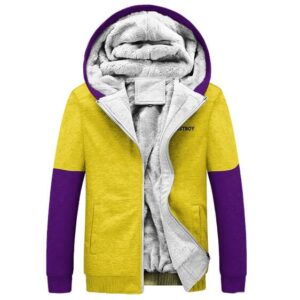 DBZ Piccolo Post Boy Yellow Fleece Hooded Jacket