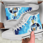 DBZ Prince Vegeta Power Aura Blue Awesomeness Sneaker Shoes