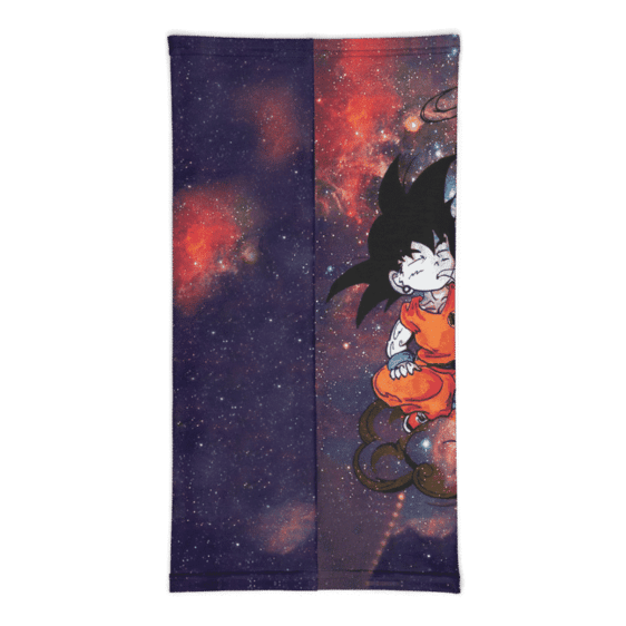 DBZ Rebel Kid Goku High on Weed Face Covering Neck Gaiter