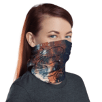 DBZ Rebel Kid Goku High on Weed Face Covering Neck Gaiter