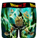 DBZ SSJ Broly Goku Vegeta Fan Favorite Art Green Men's Underwear